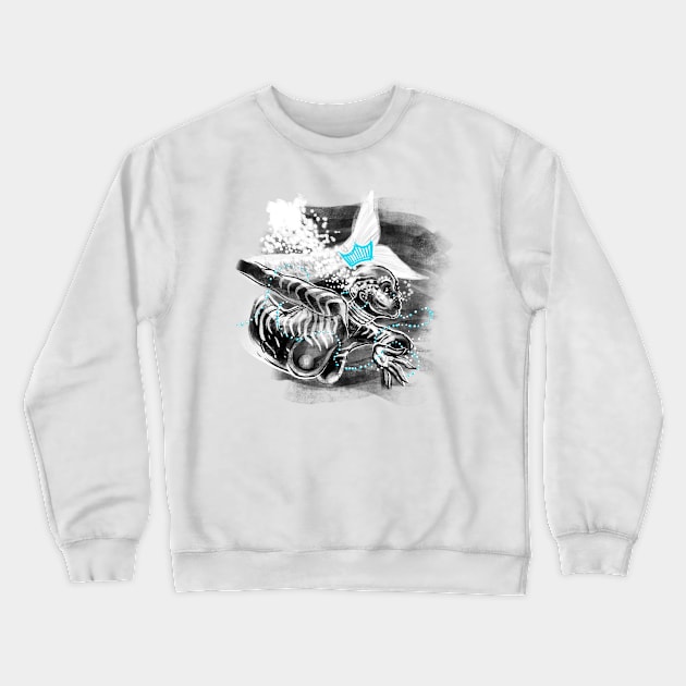 Yemonja Crewneck Sweatshirt by dracoimagem